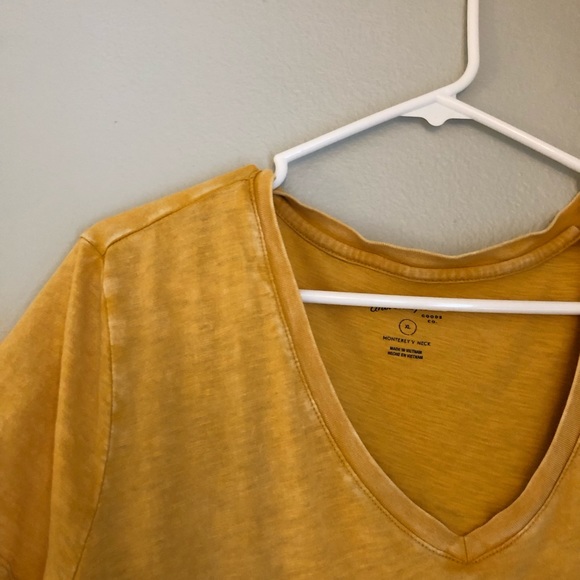 A yellow v neck! - Picture 2 of 3